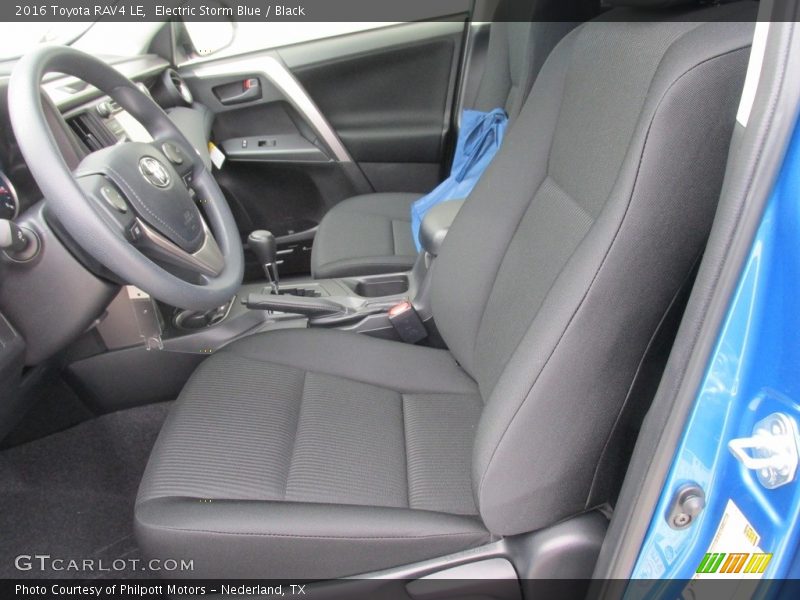 Electric Storm Blue / Black 2016 Toyota RAV4 LE