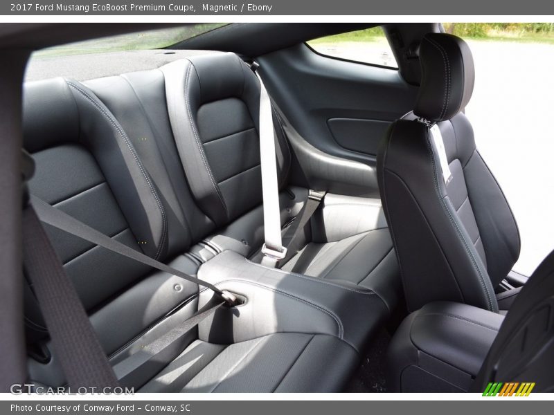 Magnetic / Ebony 2017 Ford Mustang EcoBoost Premium Coupe