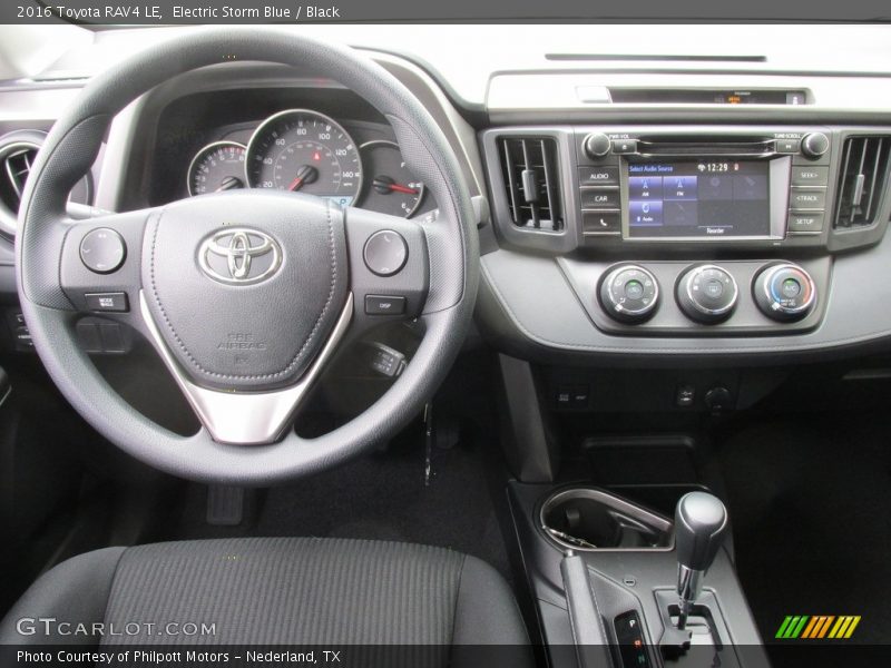 Electric Storm Blue / Black 2016 Toyota RAV4 LE
