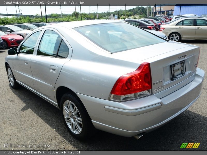 Silver Metallic / Graphite 2008 Volvo S60 2.5T AWD