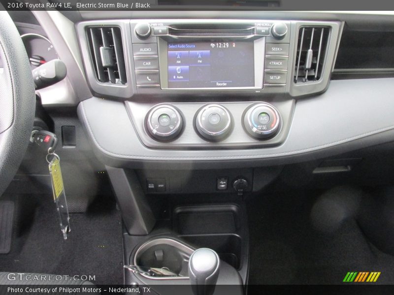 Electric Storm Blue / Black 2016 Toyota RAV4 LE