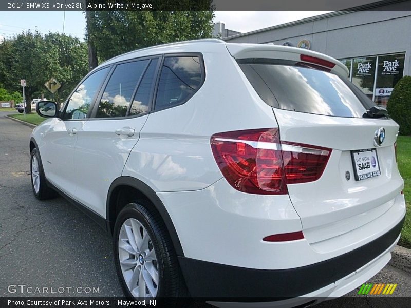 Alpine White / Mojave 2014 BMW X3 xDrive28i