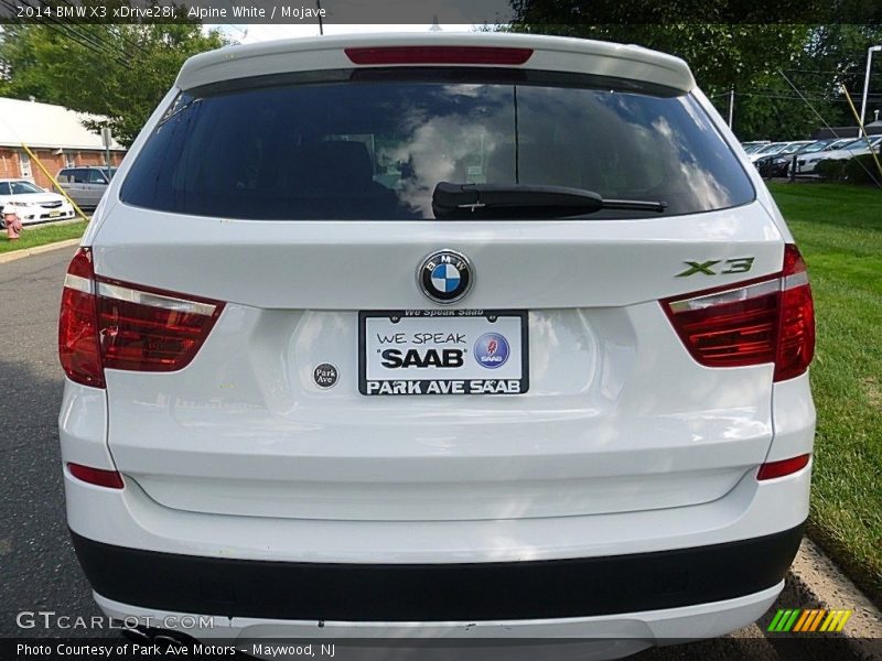 Alpine White / Mojave 2014 BMW X3 xDrive28i