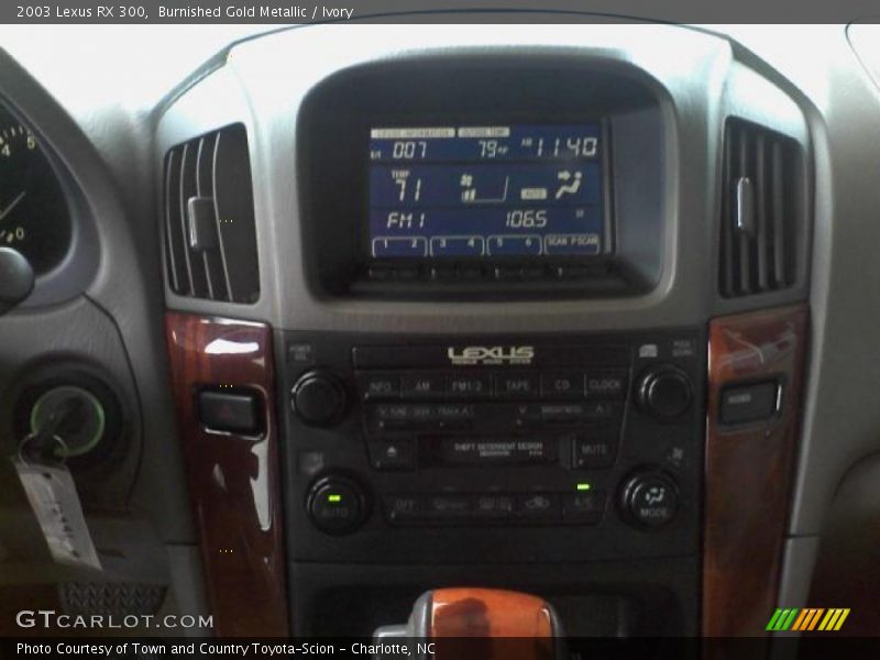 Burnished Gold Metallic / Ivory 2003 Lexus RX 300