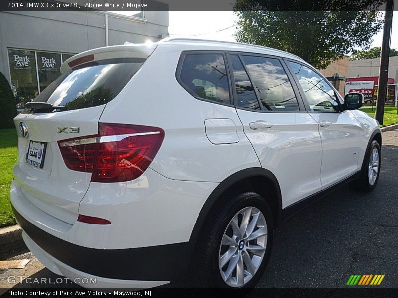 Alpine White / Mojave 2014 BMW X3 xDrive28i