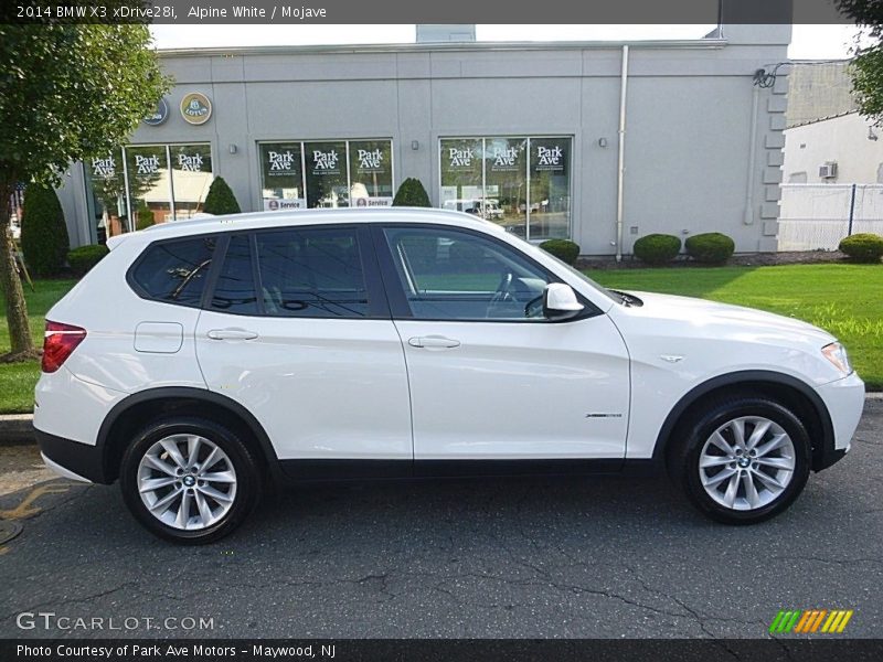 Alpine White / Mojave 2014 BMW X3 xDrive28i