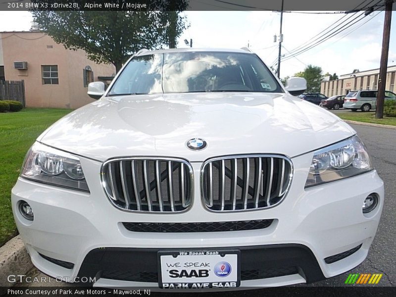 Alpine White / Mojave 2014 BMW X3 xDrive28i