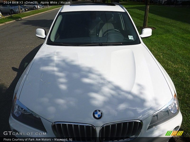 Alpine White / Mojave 2014 BMW X3 xDrive28i