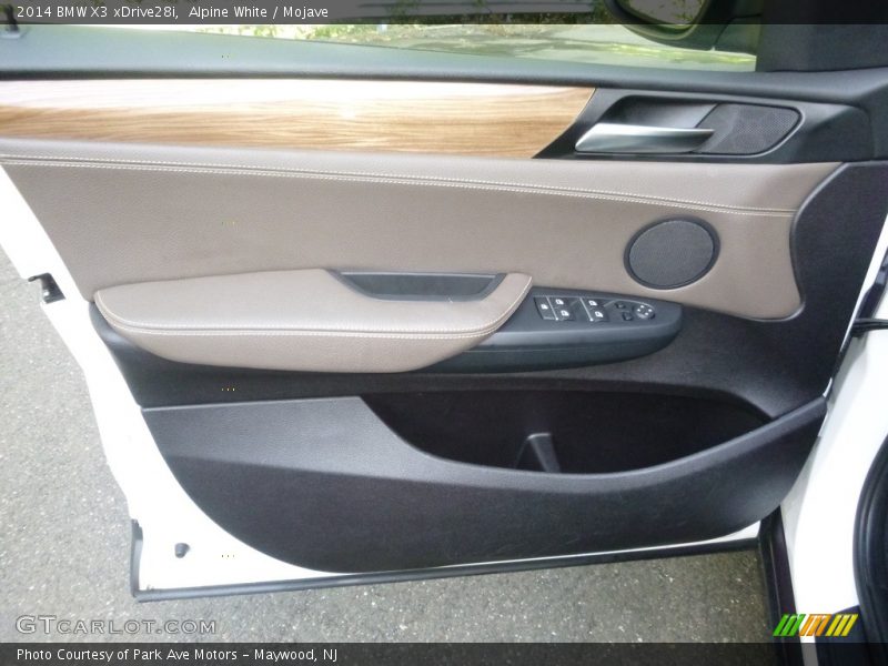 Alpine White / Mojave 2014 BMW X3 xDrive28i