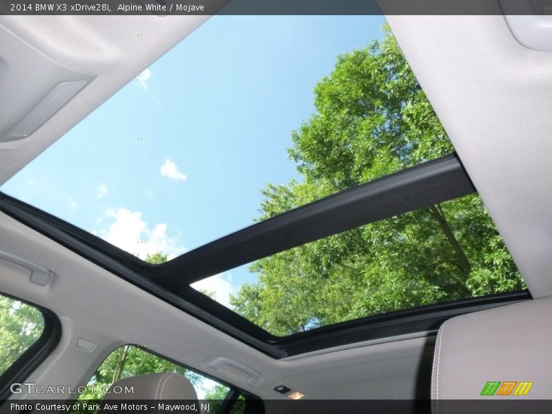 Alpine White / Mojave 2014 BMW X3 xDrive28i