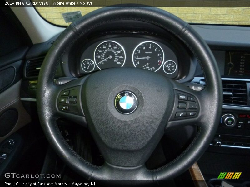 Alpine White / Mojave 2014 BMW X3 xDrive28i