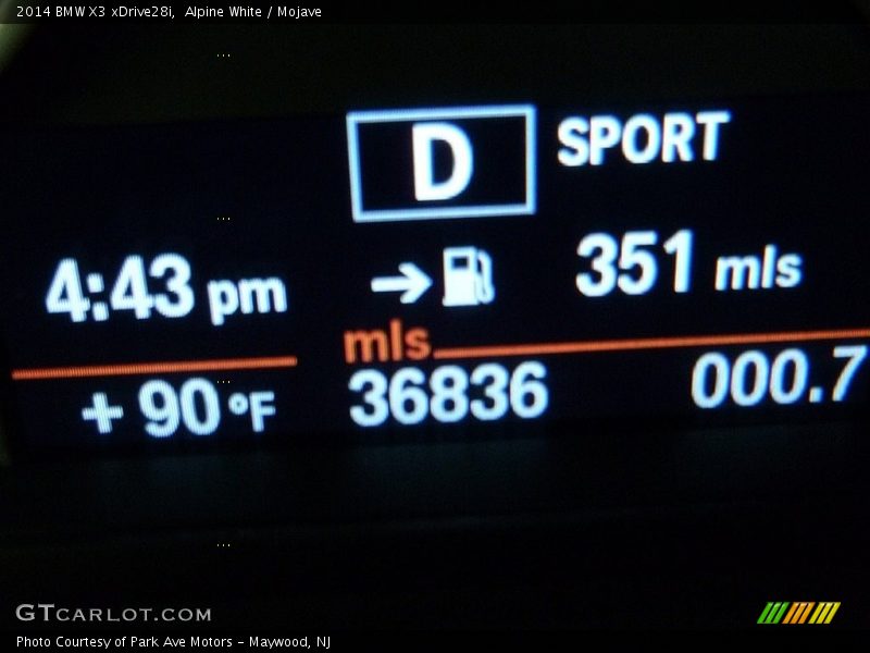 Alpine White / Mojave 2014 BMW X3 xDrive28i