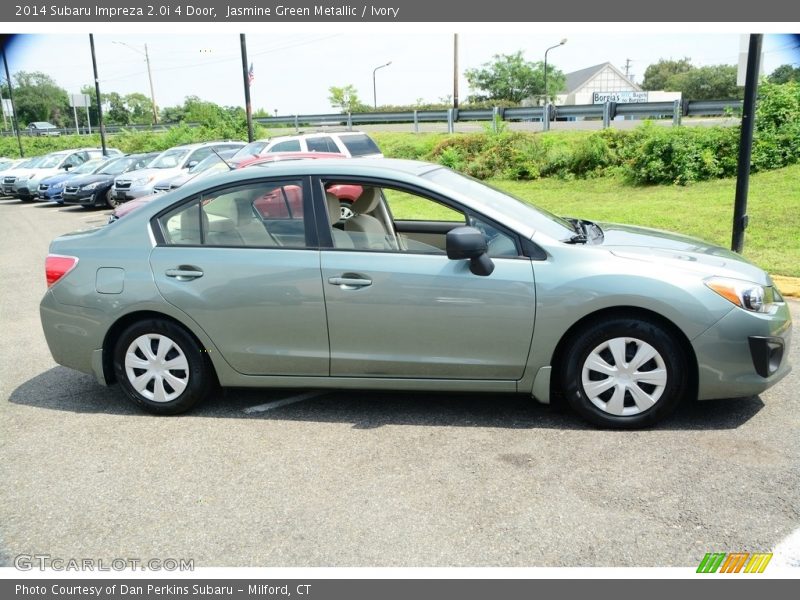 Jasmine Green Metallic / Ivory 2014 Subaru Impreza 2.0i 4 Door
