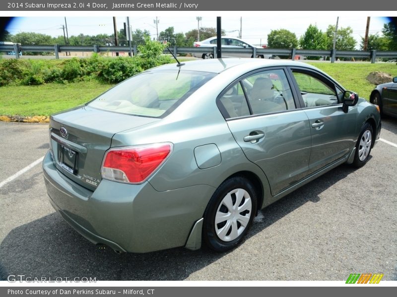 Jasmine Green Metallic / Ivory 2014 Subaru Impreza 2.0i 4 Door
