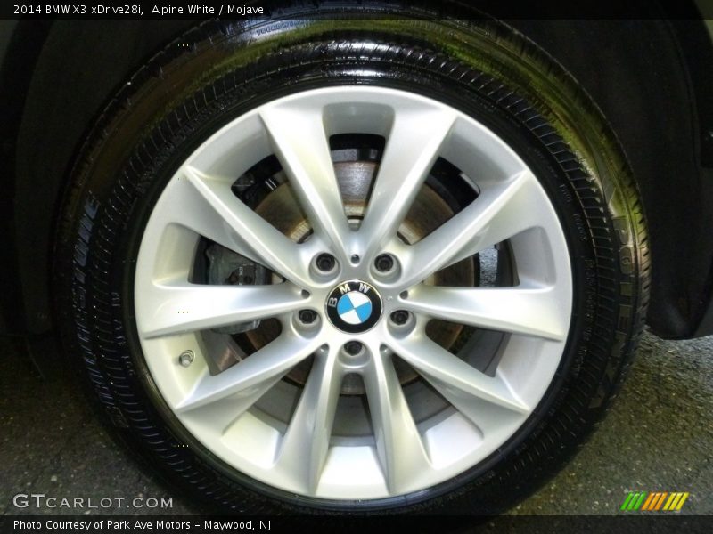 Alpine White / Mojave 2014 BMW X3 xDrive28i