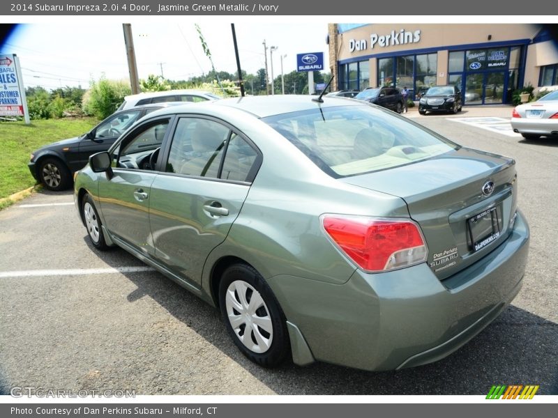 Jasmine Green Metallic / Ivory 2014 Subaru Impreza 2.0i 4 Door