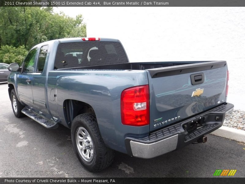 Blue Granite Metallic / Dark Titanium 2011 Chevrolet Silverado 1500 LS Extended Cab 4x4