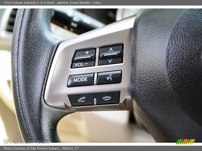 Jasmine Green Metallic / Ivory 2014 Subaru Impreza 2.0i 4 Door