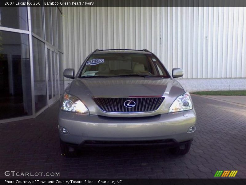 Bamboo Green Pearl / Ivory 2007 Lexus RX 350