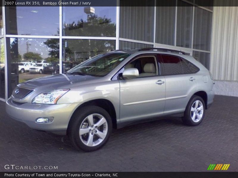 Bamboo Green Pearl / Ivory 2007 Lexus RX 350