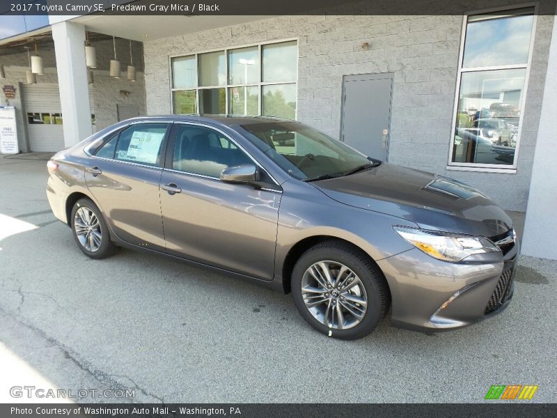 Predawn Gray Mica / Black 2017 Toyota Camry SE