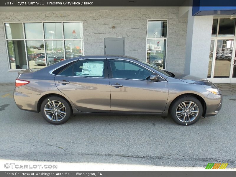 Predawn Gray Mica / Black 2017 Toyota Camry SE