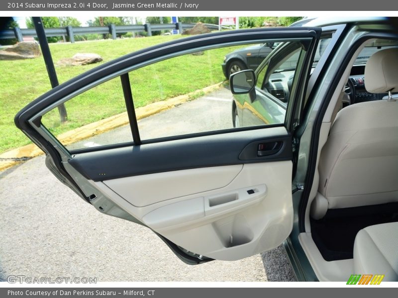 Jasmine Green Metallic / Ivory 2014 Subaru Impreza 2.0i 4 Door
