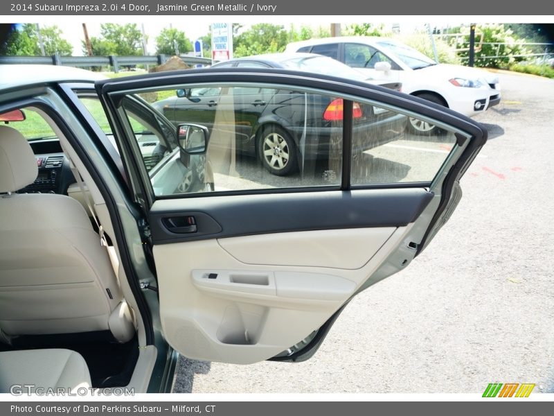Jasmine Green Metallic / Ivory 2014 Subaru Impreza 2.0i 4 Door