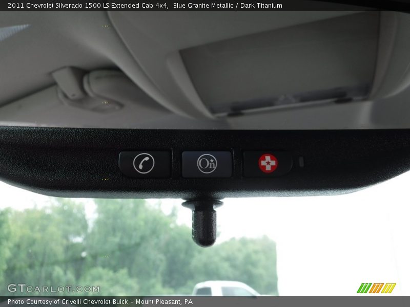 Blue Granite Metallic / Dark Titanium 2011 Chevrolet Silverado 1500 LS Extended Cab 4x4