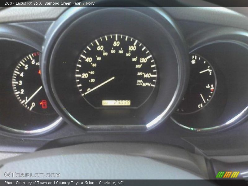 Bamboo Green Pearl / Ivory 2007 Lexus RX 350