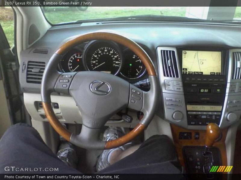 Bamboo Green Pearl / Ivory 2007 Lexus RX 350