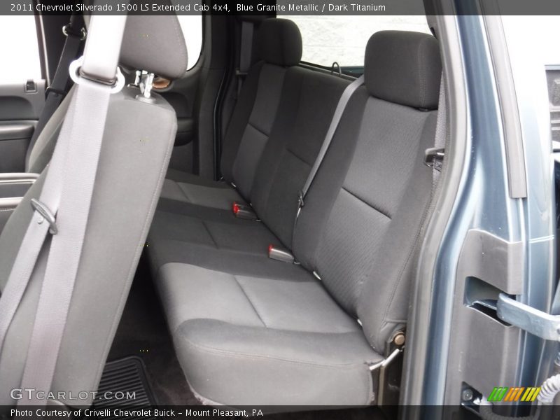 Blue Granite Metallic / Dark Titanium 2011 Chevrolet Silverado 1500 LS Extended Cab 4x4