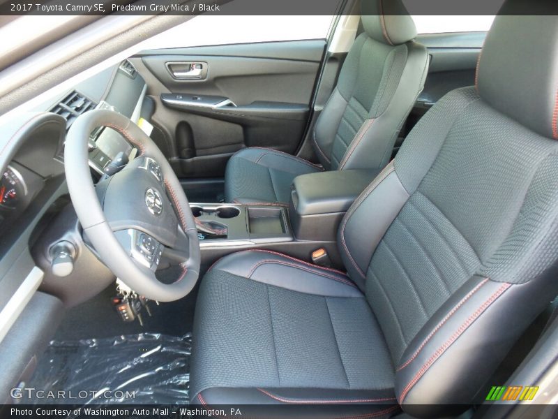 Front Seat of 2017 Camry SE