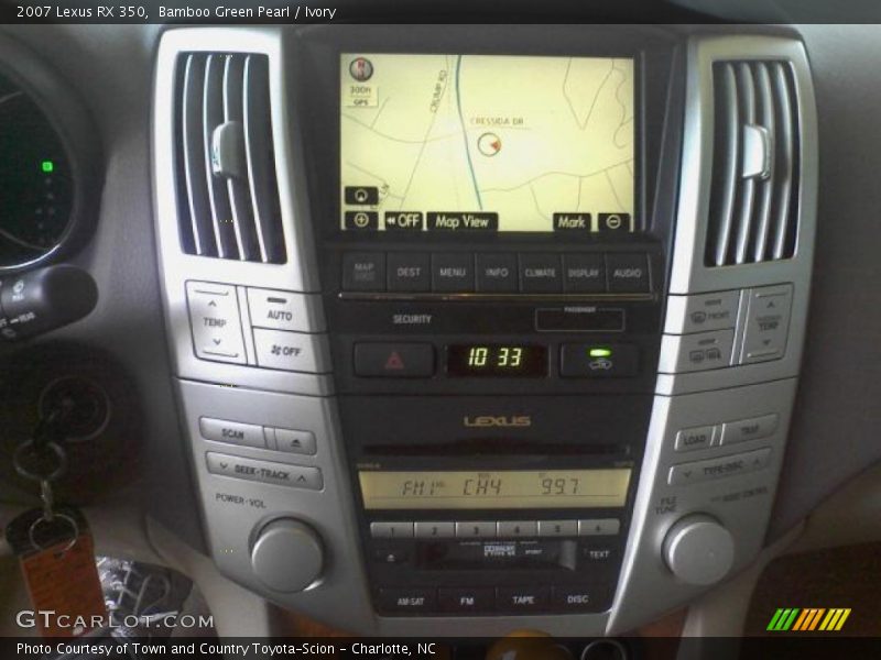 Bamboo Green Pearl / Ivory 2007 Lexus RX 350