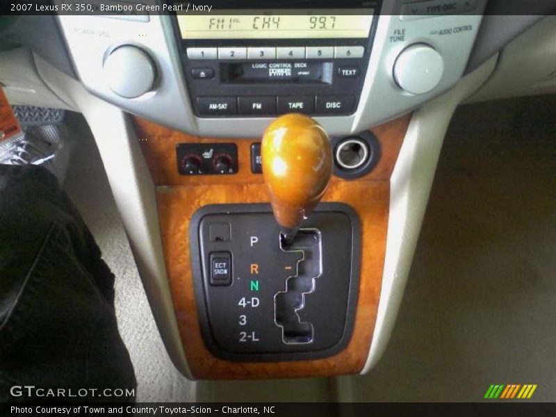 Bamboo Green Pearl / Ivory 2007 Lexus RX 350