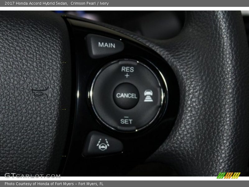 Controls of 2017 Accord Hybrid Sedan