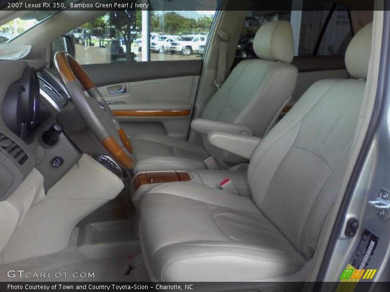Bamboo Green Pearl / Ivory 2007 Lexus RX 350