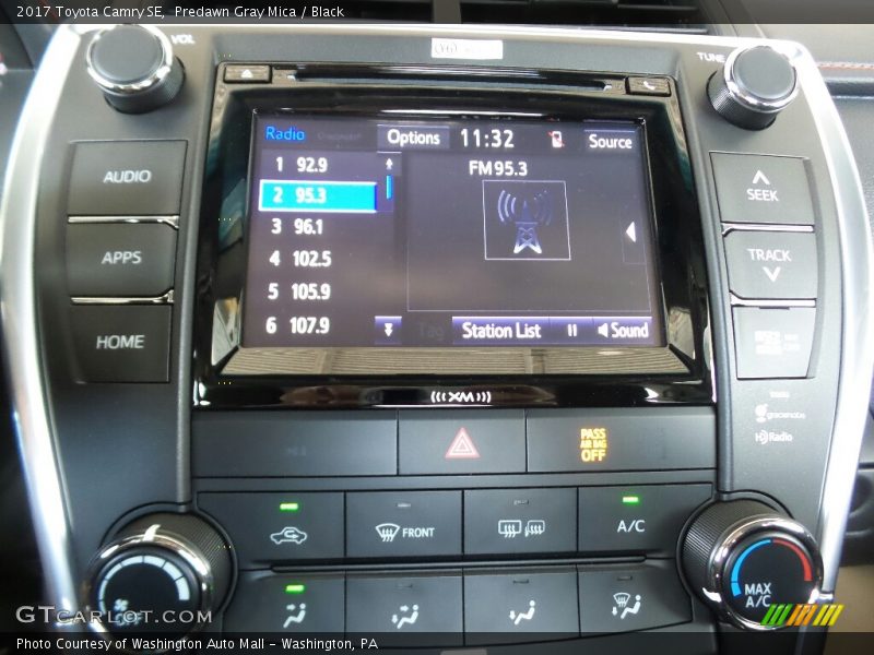 Predawn Gray Mica / Black 2017 Toyota Camry SE