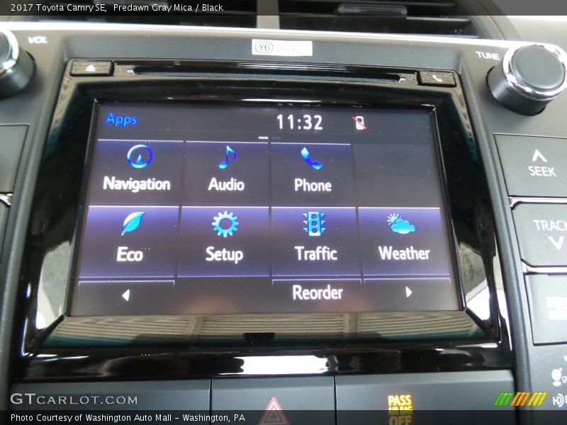 Predawn Gray Mica / Black 2017 Toyota Camry SE