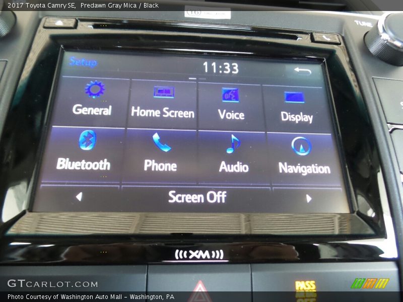 Predawn Gray Mica / Black 2017 Toyota Camry SE