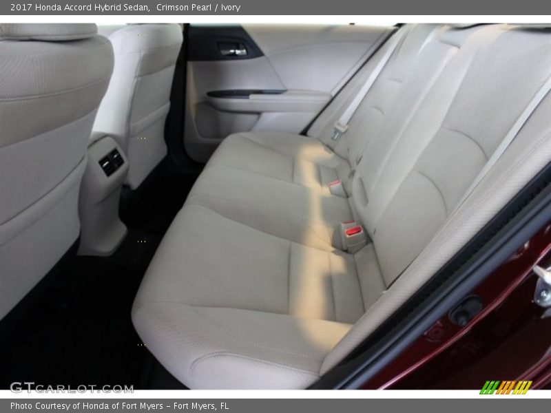 Rear Seat of 2017 Accord Hybrid Sedan