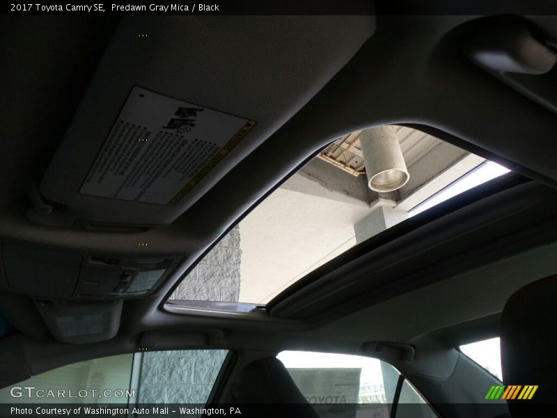 Predawn Gray Mica / Black 2017 Toyota Camry SE