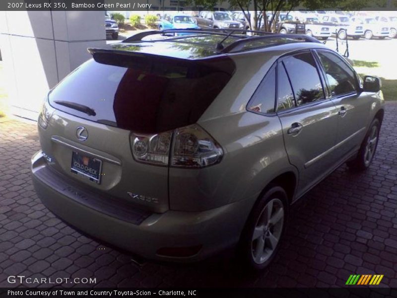 Bamboo Green Pearl / Ivory 2007 Lexus RX 350