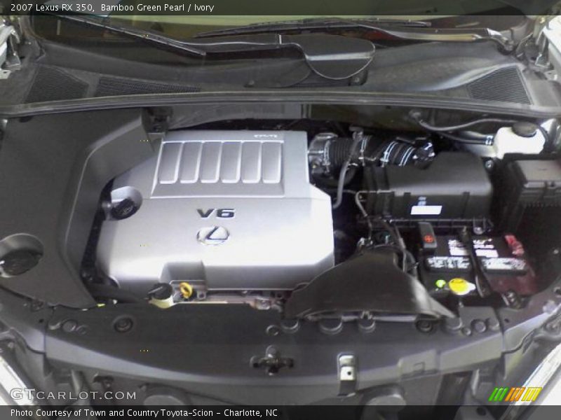 Bamboo Green Pearl / Ivory 2007 Lexus RX 350