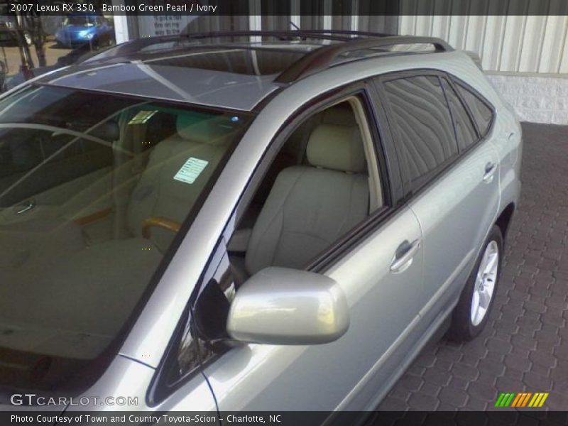 Bamboo Green Pearl / Ivory 2007 Lexus RX 350