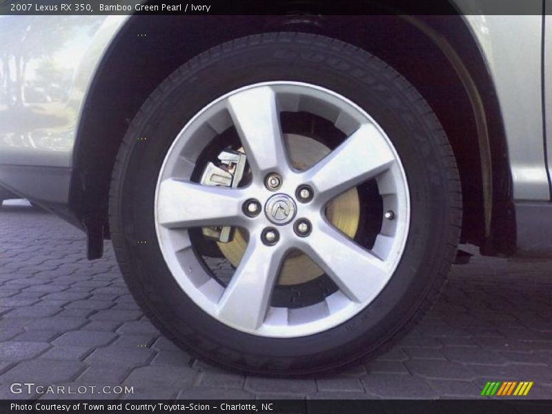 Bamboo Green Pearl / Ivory 2007 Lexus RX 350