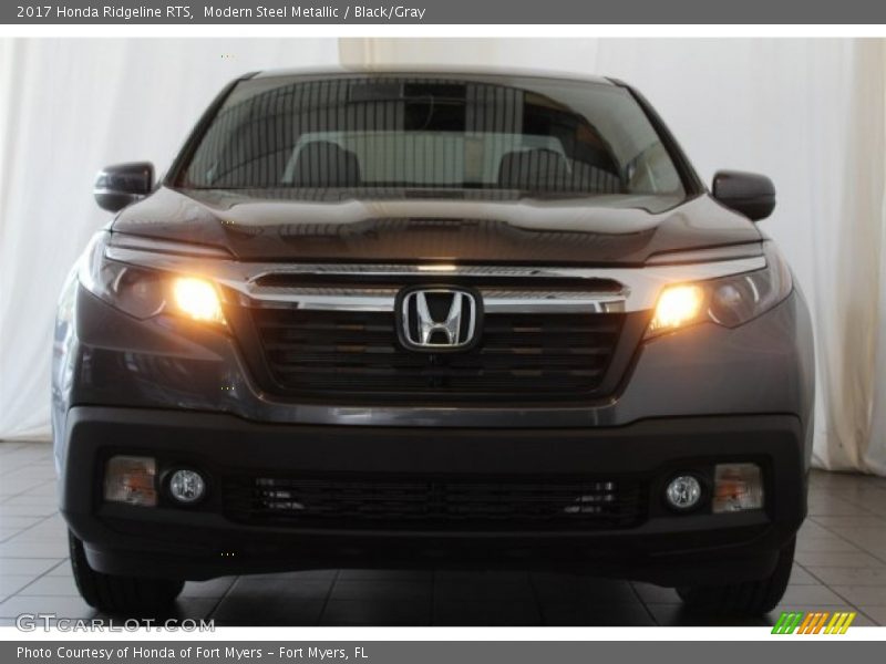 Modern Steel Metallic / Black/Gray 2017 Honda Ridgeline RTS