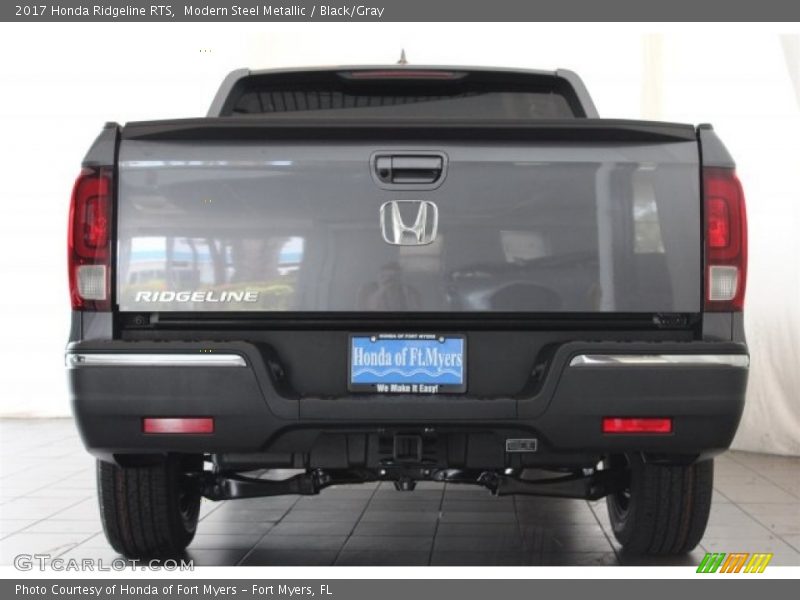 Modern Steel Metallic / Black/Gray 2017 Honda Ridgeline RTS