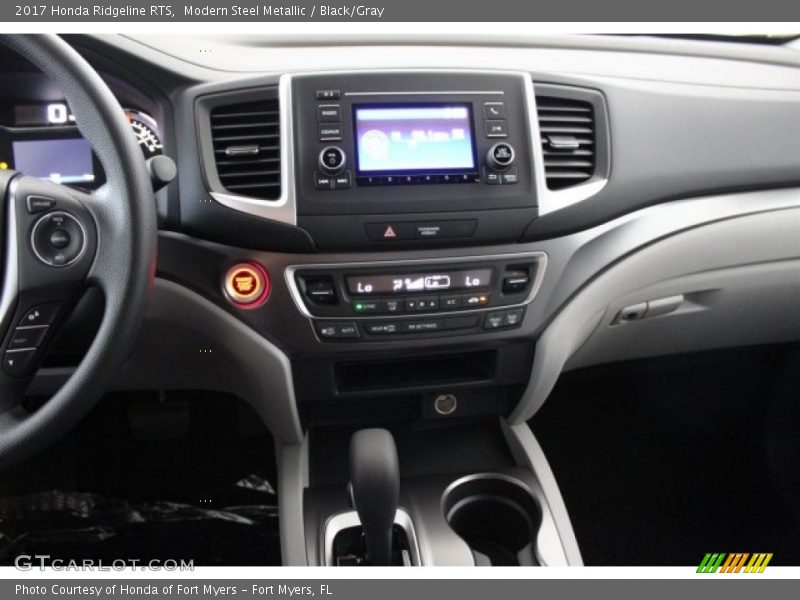 Modern Steel Metallic / Black/Gray 2017 Honda Ridgeline RTS