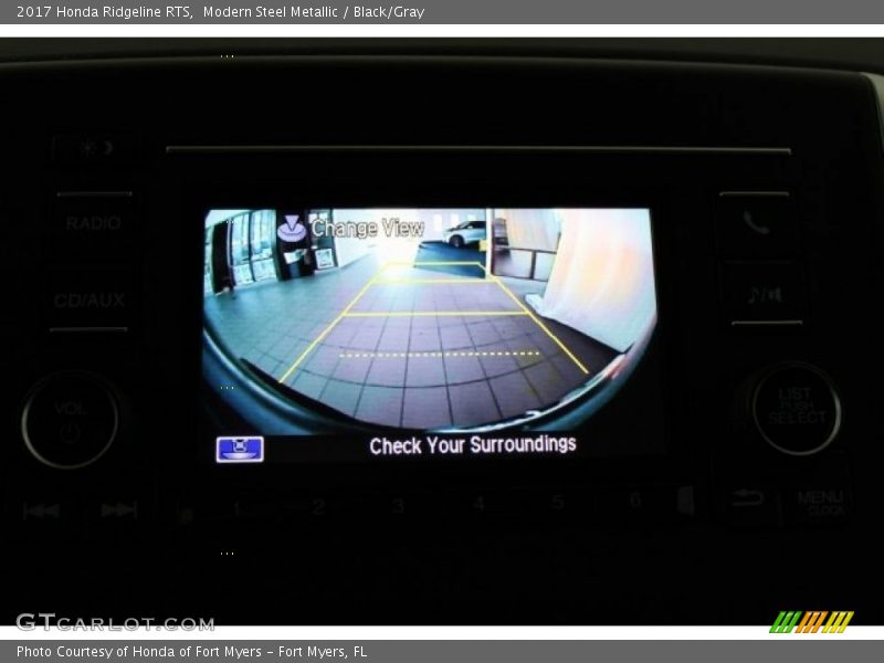 Modern Steel Metallic / Black/Gray 2017 Honda Ridgeline RTS